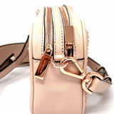 Michael Kors Beige Rose Camera Bag Studded Leather Crossbody