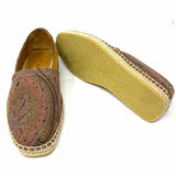 ETRO Men's Multi-Color Shoe Size 40/7.5 Espadrille Paisley Made in Spain Sandals
