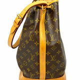 LOUIS VUITTON 2001 Noe GM Brown Monogram Made in France Bucket Bag