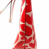 Kate Spade Molly Ever Fallen Coated Canvas Pink Hearts Tote