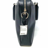 Coach Beckett Black Pebbled Leather Briefcase