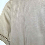 Burberry Women's Slate Size 6 Button Down Viscose Blend Dress