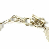 Estate 925 Sterling Silver Light Pink Multi-strand 20.5" Pendant Pearl Necklace