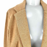 J Crew Women's Beige Size S Blazer Cotton Blend Knit Cardigan