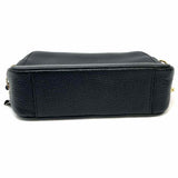 14th & Union Black Camera Bag Pebbled Leather Crossbody