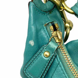 Coach Kristin Teal Hobo Leather Satchel