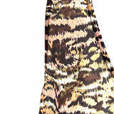 Joie Women's Brown Size L Scoop Neck Silk Abstract Sleeveless