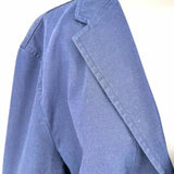 J Crew Men's Navy Size L Button Down Cotton Jacket