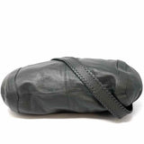 Onna Ehrlich Rachel Gray Foldover Tassel Pebbled Leather Satchel