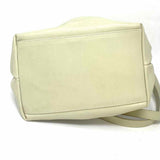 DeMellier Santa Monica Off White Scrunch Leather Crossbody