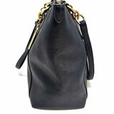 Coach Ava Navy Zip Top Saffiano Leather Tote
