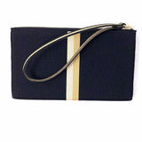 ROTHY'S The Wallet Black Beige Zip Color Block Wristlet