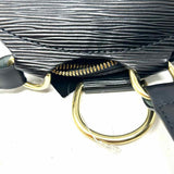 LOUIS VUITTON Early 2000's Mabillon Epi Leather Black Dome BackPack