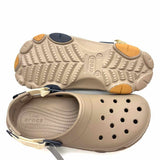 Croc Men's Taupe Shoe Size 10 Rubber Sandals