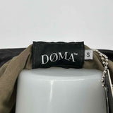 DOMA Women's Brown Size S Zip Leather Moto Jacket