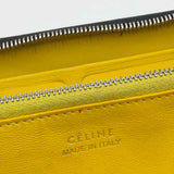 Celine Black Zip-Around Leather Wallet