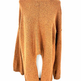 BCBG Max Azria Women's Light Brown Size M Turtleneck Cut Out Sweater