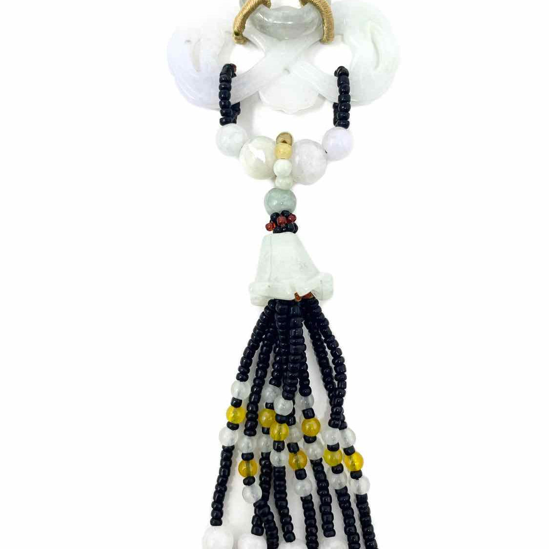 Cord Beaded jadeite Necklace