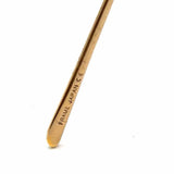 Calvin Klein Gold Tone Rimless Oval Sunglasses