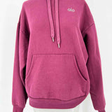 alo Accolade Women's Burgundy Size M Pullover Hoodie