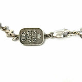 KING BABY 925 Sterling Silver Chain 24" Cross Necklace