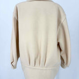 Edward Women's Cream Size S Oversized Wool Coat
