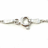 Statement .925 Sterling Silver Twisted Chain Necklace