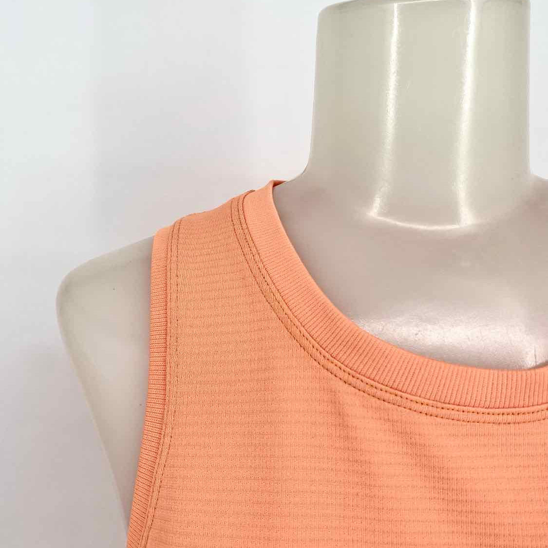 Lululemon Train to be W1CXAS Women's Orange Size M Scoop Neck Sleeveless
