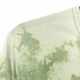 Lululemon Fundamental T-Shirt Men's Green Tie Dye Short Sleeve Shirt