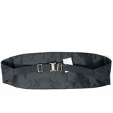 Men's Black Paisley Pleated Cummerbund