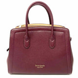 Kate Spade Knott Medium Burgundy Pebbled Tote
