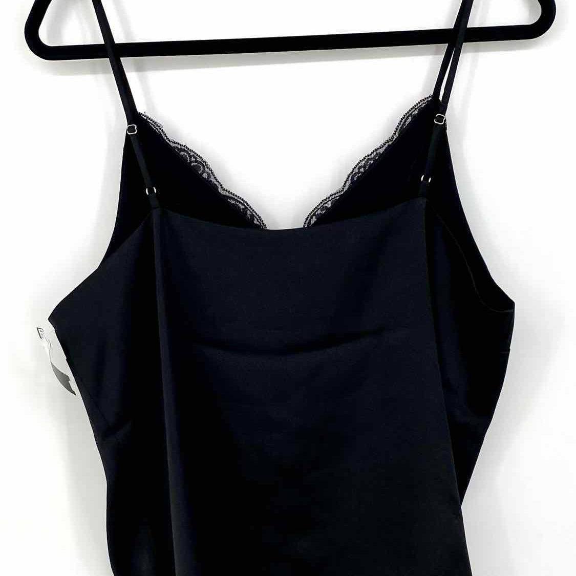 Express Women's Black Size L Spaghetti Strap Lace Shell Sleeveless
