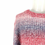 SCOTCH&SODA Men's Pink Purple Size M Crew gradient Sweater