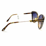 TOM FORD Anjelica TF868 Brown Black Cat Eye Animal Print Sunglasses