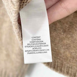 WAYF Women's Beige Size S Off The Shoulder Sweater