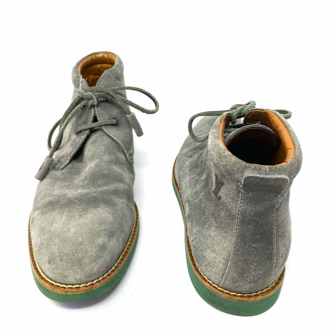 LOUIS VUITTON Men's Gray Shoe Size 8 Lace-up Boots