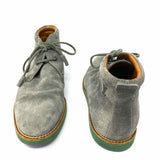 LOUIS VUITTON Men's Gray Shoe Size 8 Lace-up Boots