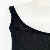 Vince Women's Black Size S Tank Ribbed Sleeveless