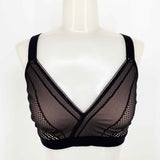 Lululemon Women's Black/Blush Size 32 Lace Cut Sports Bra