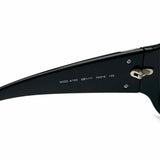 Versace Black Butterfly Oversized Wrap Sunglasses