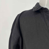 Frank & Eileen Women's Black Size L Collared Long Sleeve