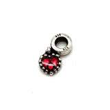 PANDORA 925 Sterling Silver Murano Glass 5 Piece Multi-Color Charm Jewelry Set