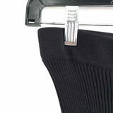 Cecilie Bahnsen Imona Women's Black Size XL Ribbed Knit Shorts
