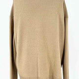 Vince Women's Beige Size S Cashmere Braided Sweater
