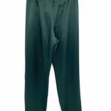 The Sei Women's Green Size 0 Asymmetrical Silk Straight Leg Pants