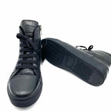 Anine Bing Nico Women's Black Size 38/7.5 High Top Leather Sneakers