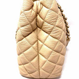 Kate Spade Gold Coast Maryanne Beige Quilted Leather Tote