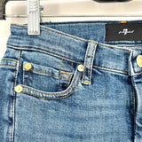 7 for all mankind Women's Blue Size 25/0 Flare Jeans