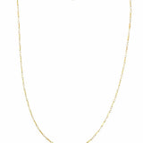 A & Z 14K Gold Chain 14.5 in Bar Link Necklace