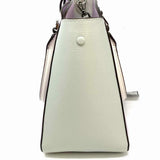 Kate Spade Phoebe Medium Purple Gray Color Block Pebbled Leather Tote